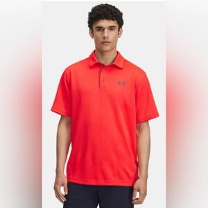 Under Armour Men's Red Polo Shirt